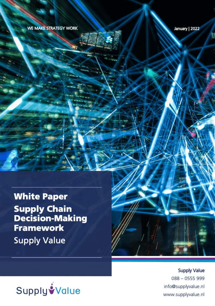Whitepaper: Supply Chain Decision-Making Framework, Supply Value