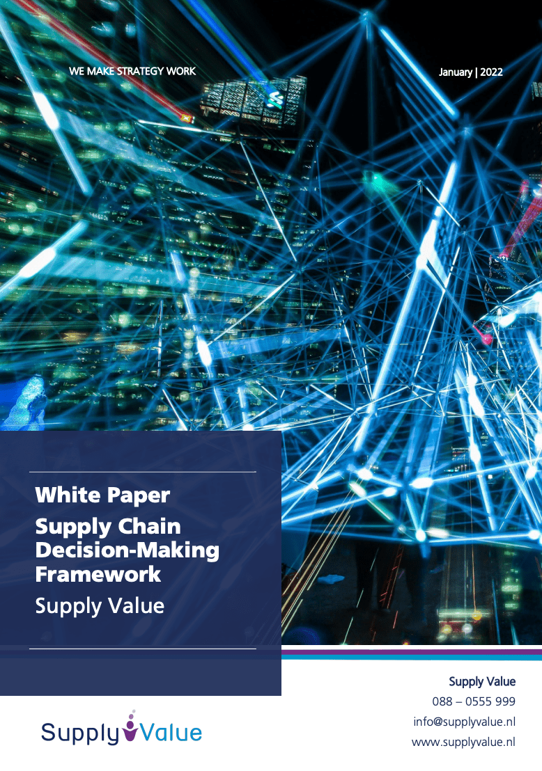 Whitepaper: Supply Chain Decision-Making Framework, Supply Value
