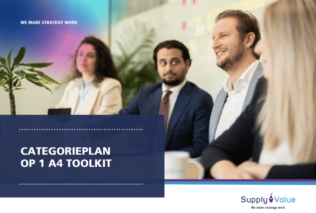 Toolkit Category Plan on 1 A4, Supply Value