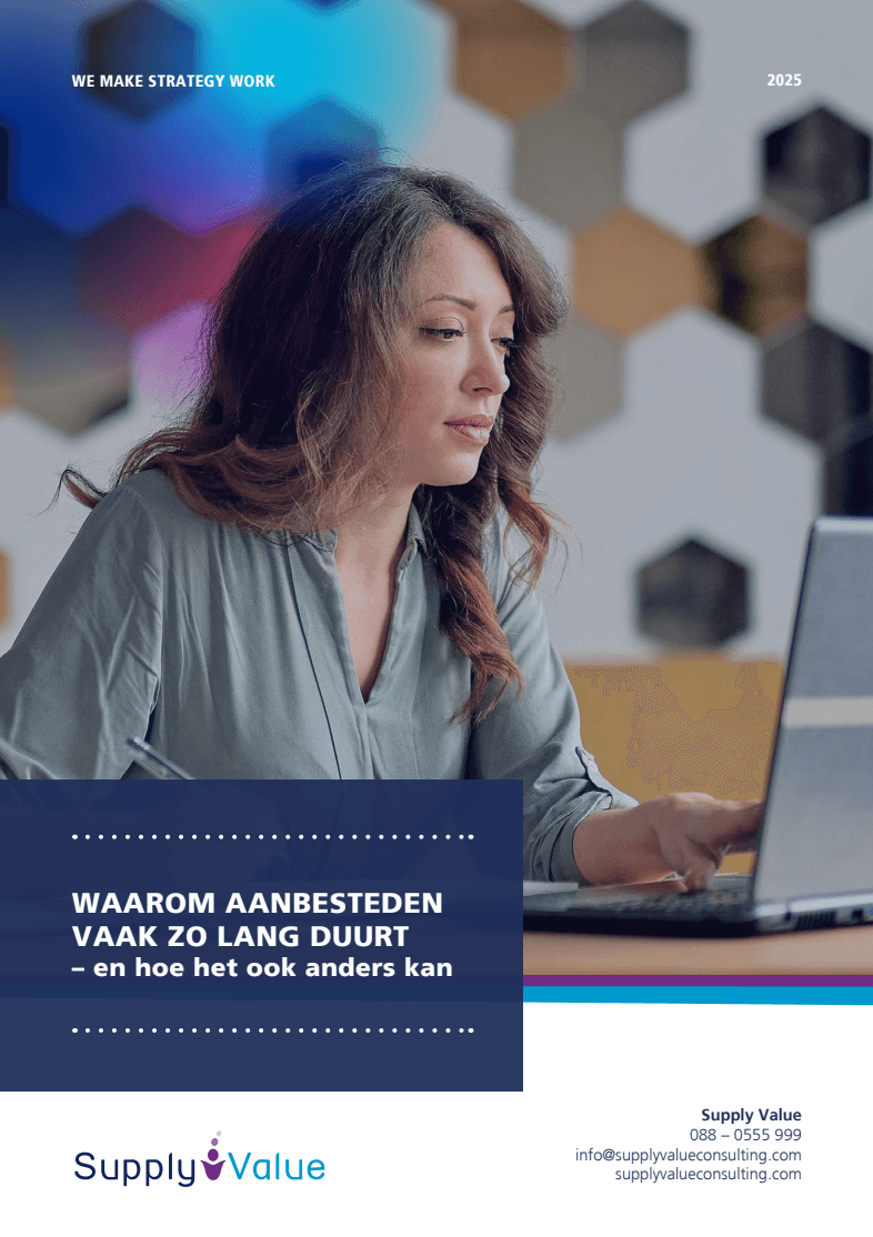 Whitepaper-waarom aanbesteden vaak zo lang duurt - en hoe het ook anders kan, Supply Value